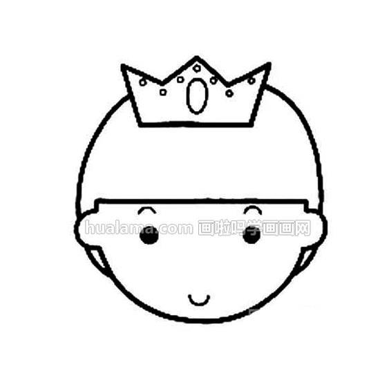 以上图片是关于画卡通王子人物的头像部分,简单好学,合适小宝宝参考