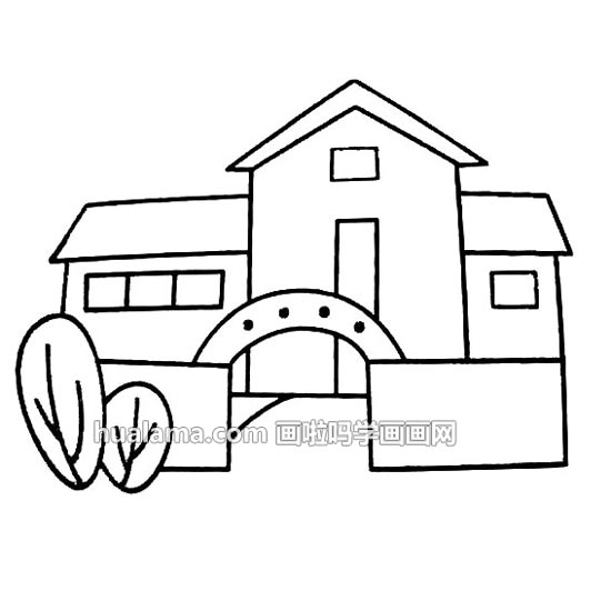 大楼 - 画啦吗 一个零基础免费学画画的网站 - hualama