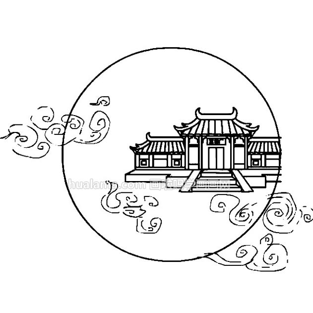 嫦娥姐姐住的月宫广寒宫简笔作画片画画方法 看完记得拿起画笔进行