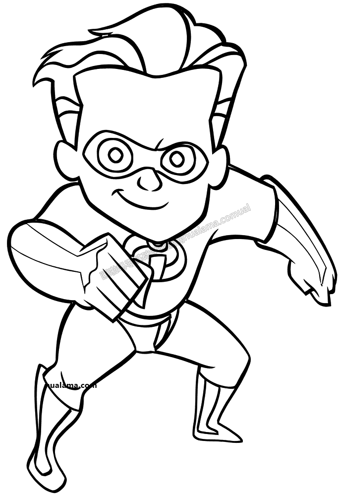 12款动漫电影 indestructibles 坚不可摧动漫人物简笔画图片黑白线稿